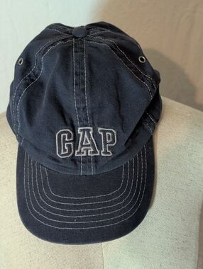 GAP Dark Blue Cotton Logo Cap